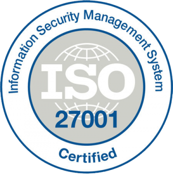 ISO 27001:2019 Certified